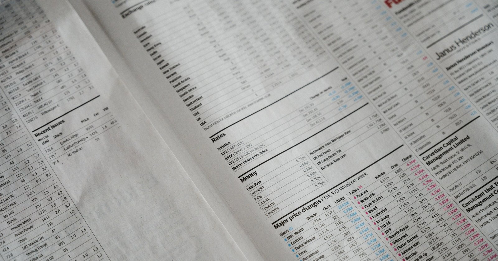 A close-up of a printed sheet covered in columns of figures